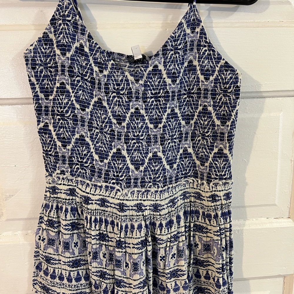 Blue tank top